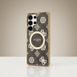 GUESS mágneses IML Peony tok Samsung Galaxy S25 Ultra készülékhez