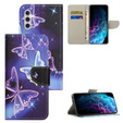 Pattintható tok a Samsung Galaxy M15 5G, Wallet, Sparkling Butterflies