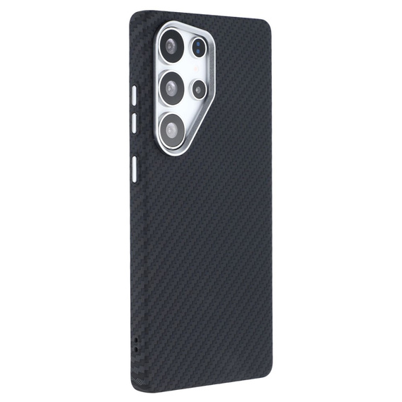 Tok Samsung Galaxy S25 Ultra, Carbon Fiber MagSafe, fekete