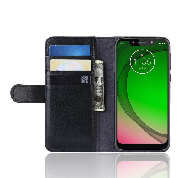 Pattintható tok a Motorola Moto G7 Play, Flexi Book, fekete