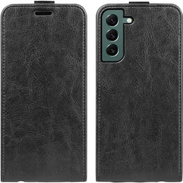 Pattintható tok a Samsung Galaxy S23+ Plus, Flip, fekete