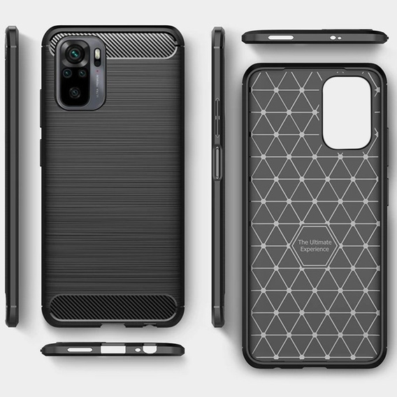 Telefontok a Xiaomi Redmi Note 10 / 10S, Carbon, fekete