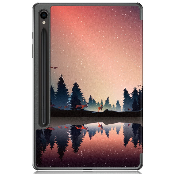 Telefontok a Samsung Galaxy Tab S9, Smartcase Hybrid Pen Slot, night