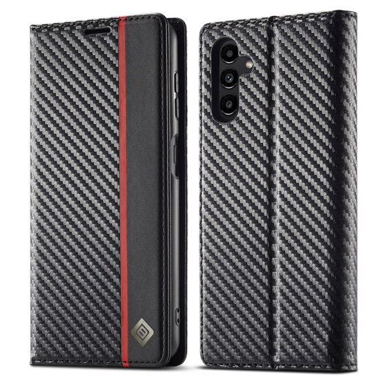Pattintható tok a Samsung Galaxy A35 5G, Carbon LC.IMEEKE, fekete
