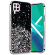 Telefontok a Huawei P40 Lite, Glittery, fekete