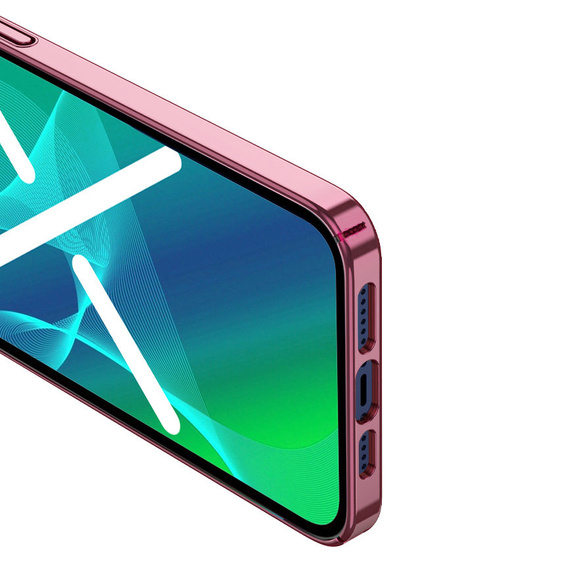 Telefontok a iPhone 13 Pro Max, ERBORD Hybrid MagSafe Case, kék