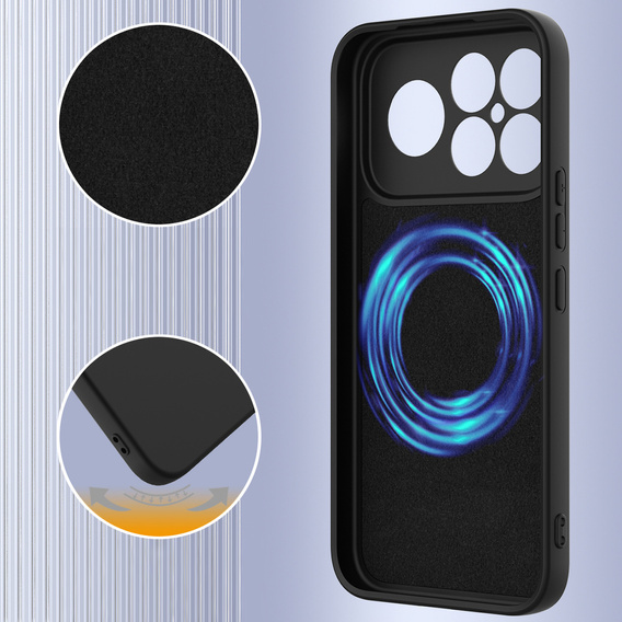 Szilikon Lite tok MagSafe-hez Xiaomi Poco F8 Ultra készülékhez