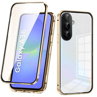 Tok Samsung Galaxy A36, Magnetic Dual Glass, arany