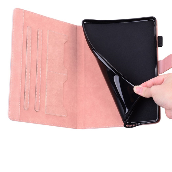 Tok Lenovo Tab M10 Plus 10.6 Gen 3, pánttal, animal, rózsaszín