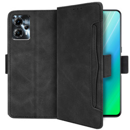 Pattintható tok a Motorola Moto G13 4G / G23 4G, Card Slot, fekete