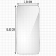 2x edzett üveg ERBORD 9H Hard Glass a képernyőn a Samsung Galaxy A35 5G