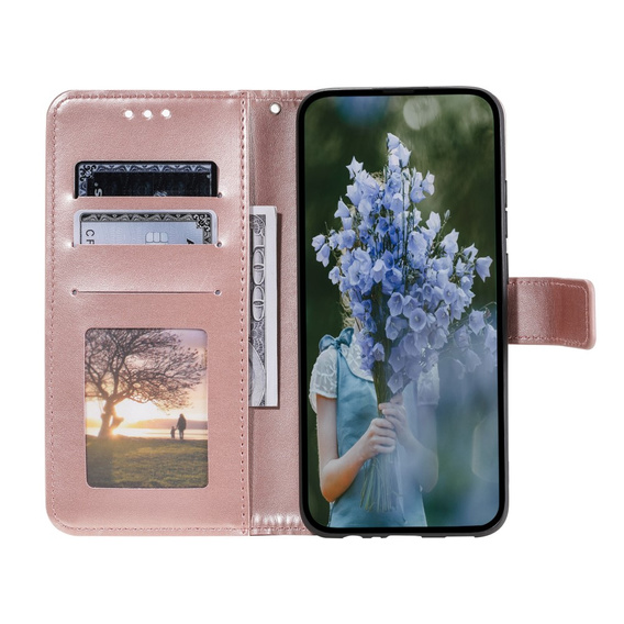 Pattintható tok a Xiaomi Redmi Note 13 Pro+, Mandala, rózsaszín rose gold