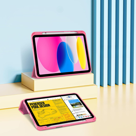Tok iPad 11" 2025 A16 (11 gen.) / iPad 10.9" 2022 (10 gen.), Smartcase, rózsaszín