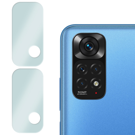 2x ERBORD edzett üveg a kamera számára, hogy Xiaomi Redmi Note 11