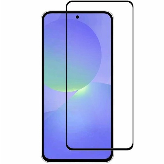 3D edzett üveg Samsung Galaxy A36 készülékhez, fekete keret