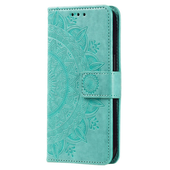 Pattintható tok a Oppo A17, Mandala, zöld