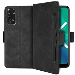 Pattintható tok a Xiaomi Redmi Note 11 / 11S, Card Slot, fekete