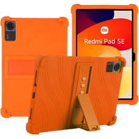 Szilikon tok Xiaomi Redmi Pad SE 11", Impact, páncélozott, narancssárga