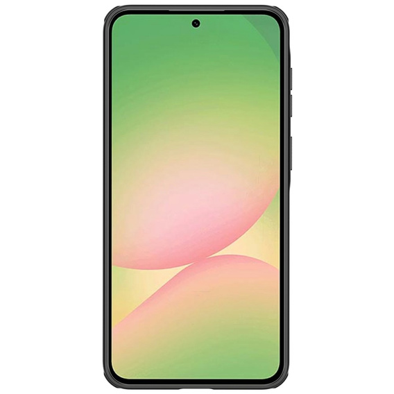 NILLKIN Frosted Shield Pro MagSafe tok Samsung Galaxy A57 5G készülékhez, átlátszó/fekete