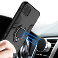 Telefontok a Realme C11 2021, Kickstand Ring, fekete