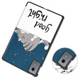 Tok Lenovo Idea Tab 11" 2025 TB336FU TB336ZU, állvány funkcióval, Smartcase, Sleeping Cat, alvó macska