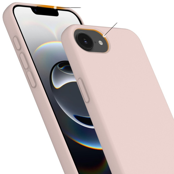 Telefontok a iPhone 16e, Silicone MagSafe, rózsaszín