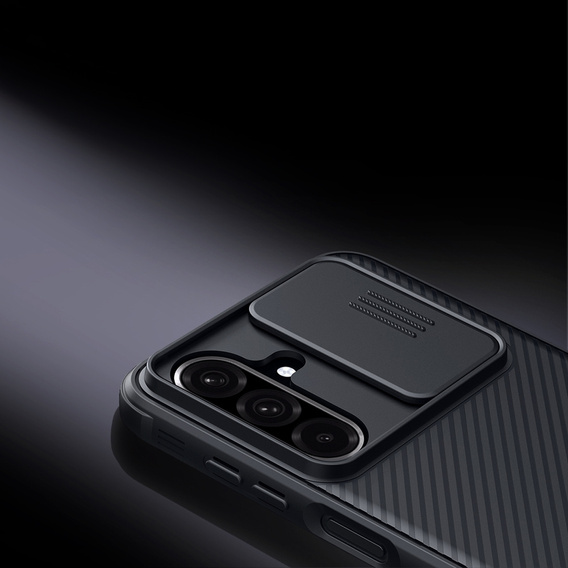NILLKIN Camshield Pro tok kameravédővel Samsung Galaxy A26 5G készülékhez, fekete