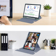 Billentyűzet tok Samsung Galaxy Tab S6 Lite 2024 / 2022 / 2020, Rotary 360° Leather, lila