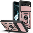 Telefontok a Google Pixel 8, CamShield Slide, rózsaszín rose gold
