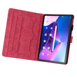 Tok Lenovo Tab M10 Plus 10.6 Gen 3, pánttal, animal, piros