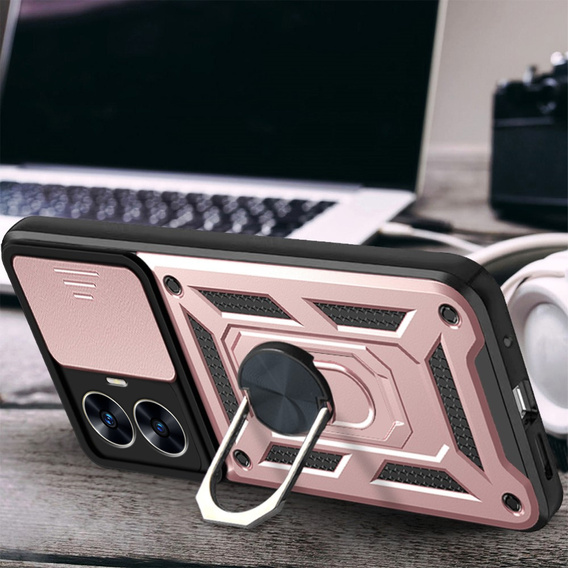 Telefontok a Realme C55, CamShield Slide, rózsaszín rose gold