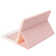 Tok + billentyűzet Samsung Galaxy Tab S6 Lite P610/P615 / S6 Lite 2022 10.4, Pen Slot, rózsaszín rose gold