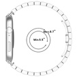 Acél karkötő Huawei Watch Fit 4 / 4 Pro / 3, Ezüst