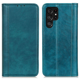 Telefontok a Samsung Galaxy S25 Ultra, Wallet Litchi Leather, zöld