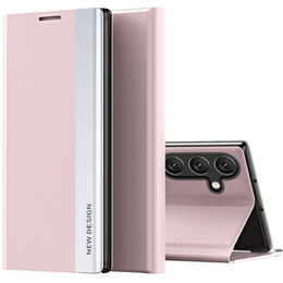Pattintható tok a Samsung Galaxy A54 5G, Side Magnetic, rózsaszín