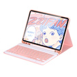 Tok + billentyűzet iPad 9.7 2017 / iPad 9.7 2018 / Air / Air 2, rózsaszín rose gold