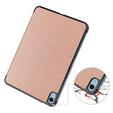 Tok iPad 10.9 2022 10 Gen, Smartcase tolltartóval, rózsaszín