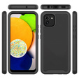 Tok Samsung Galaxy A03 készülékhez, Shockproof, fóliával, fekete