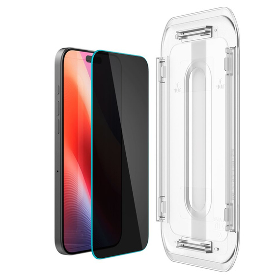 Spigen Privacy edzett üveg iPhone 17 Pro Max / 16 Pro Max készülékhez, Glas.TR Privacy (2 db)