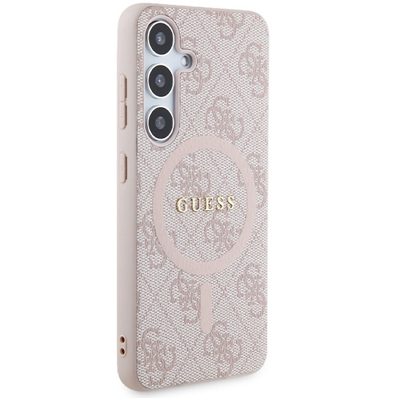 Guess HC MagSafe PU 4G Ring Classic Logo tok Samsung Galaxy S24-hez