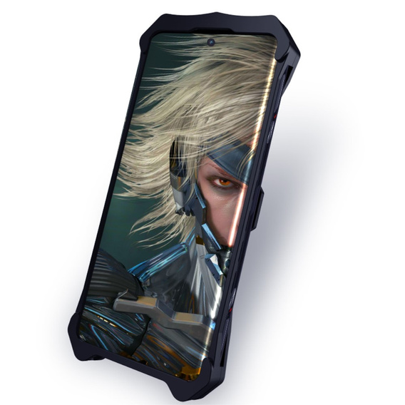 Páncélozott tok Motorola Edge 40 Neo, Aluminum Alloy, fekete