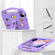 Gyermek tok Xiaomi Pad 7 / 7 Pro, Cute Patterns, állvánnyal, lila