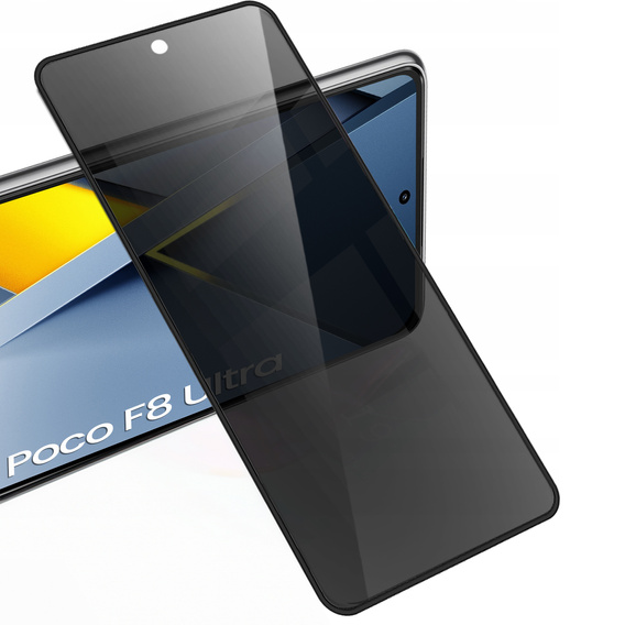 ERBORD Anti-Spy adatvédelmi edzett üveg (2 db) Xiaomi Poco F8 Ultra készülékhez