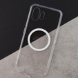 Tok a Nothing Phone 2 készülékhez, Fusion hibrid tok, MagSafe-hoz, átlátszó