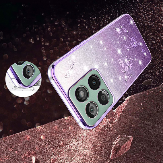 Glitter Flower tok Motorola Edge 70 készülékhez