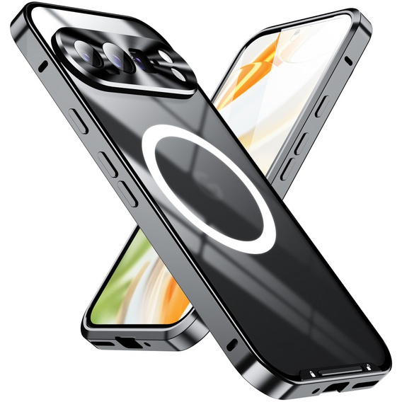 Kameravédő tok Google Pixel 9 Pro, CamShield MagSafe, fekete