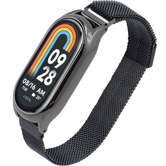Milánói acél karkötő a Xiaomi Smart Band 10 / 9 / 8 készülékhez