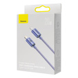 Baseus Crystal Shine USB-C – Lightning kábel, 1,2 m, 20 W, Apple eszközökhöz (Lightning)