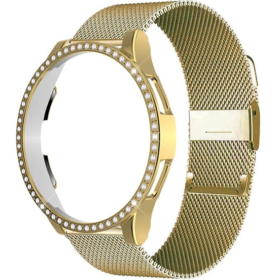 Milánói karkötő szíj + tok Samsung Galaxy Watch 7 44 mm-es órához