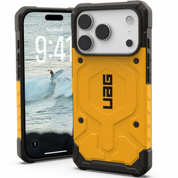 Urban Armor Gear tok iPhone 17 Pro Max készülékhez, Pathfinder MagSafe, Heritage Yellow